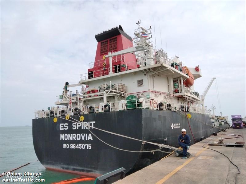 es spirit (Chemical/Oil Products Tanker) - IMO 9845075, MMSI 636021125, Call Sign 5LCK5 under the flag of Liberia