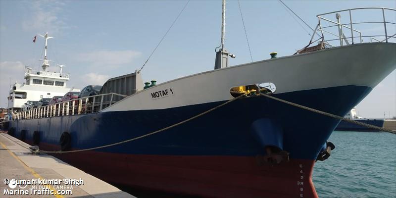 motaf 1 (Oil Products Tanker) - IMO 8936372, MMSI 677013700, Call Sign 51M237 under the flag of Tanzania