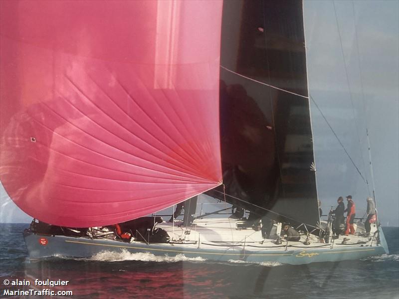 saga (Sailing vessel) - IMO , MMSI 227782850, Call Sign FGG2528 under the flag of France