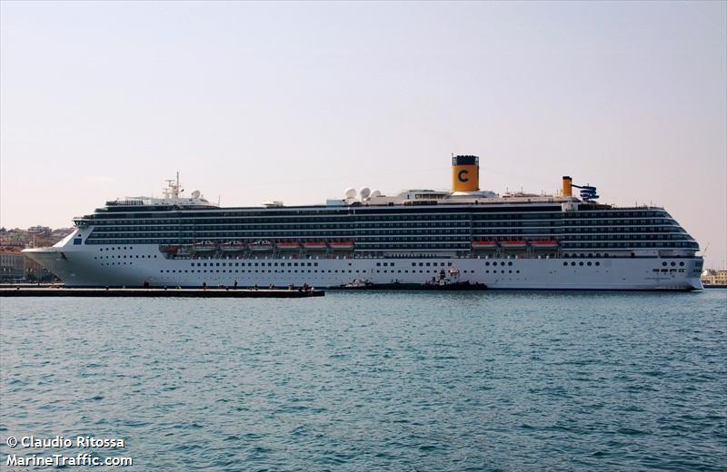 costa mediterranea (Passenger (Cruise) Ship) - IMO 9237345, MMSI 311001086, Call Sign C6FE7 under the flag of Bahamas
