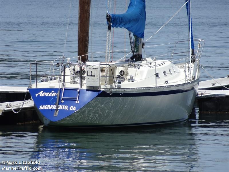 aerie (Sailing vessel) - IMO , MMSI 338205671 under the flag of USA