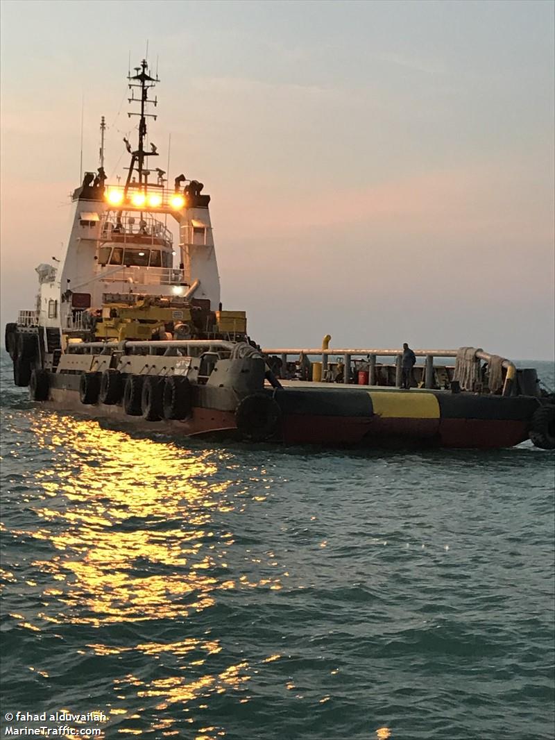 fahad 1 (Offshore Tug/Supply Ship) - IMO 8218275, MMSI 447064000, Call Sign 9KLN under the flag of Kuwait