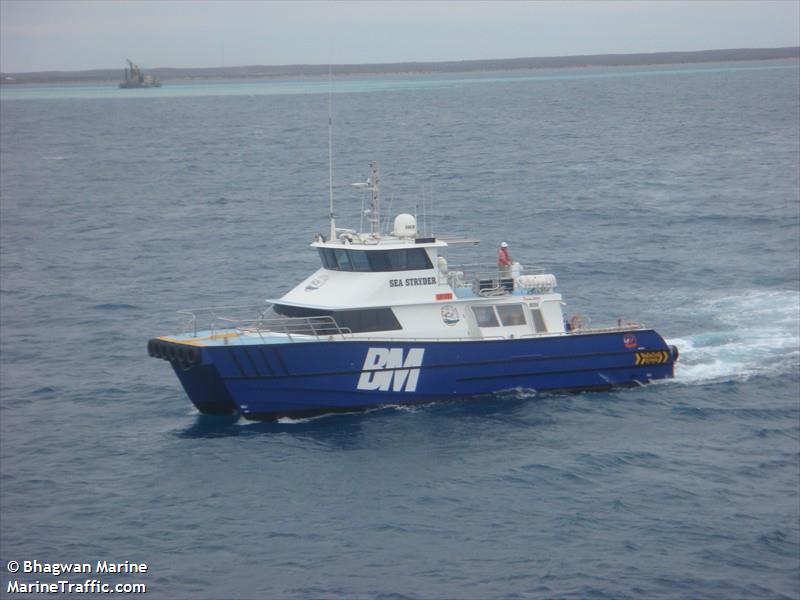 sea stryder (Port tender) - IMO , MMSI 503187500, Call Sign VNW6331 under the flag of Australia