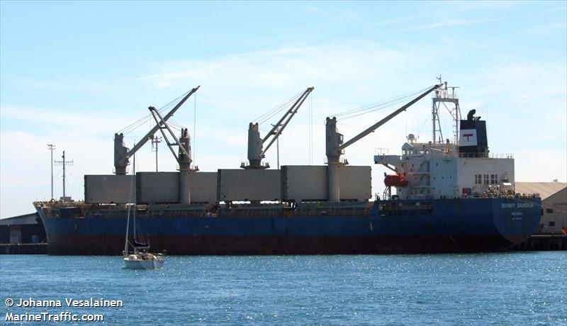 sunny sandra (General Cargo Ship) - IMO 9512903, MMSI 538009619, Call Sign V7A4964 under the flag of Marshall Islands