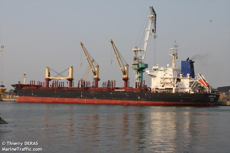 clipper spey (Bulk Carrier) - IMO 9587219, MMSI 538009662, Call Sign V7A5011 under the flag of Marshall Islands