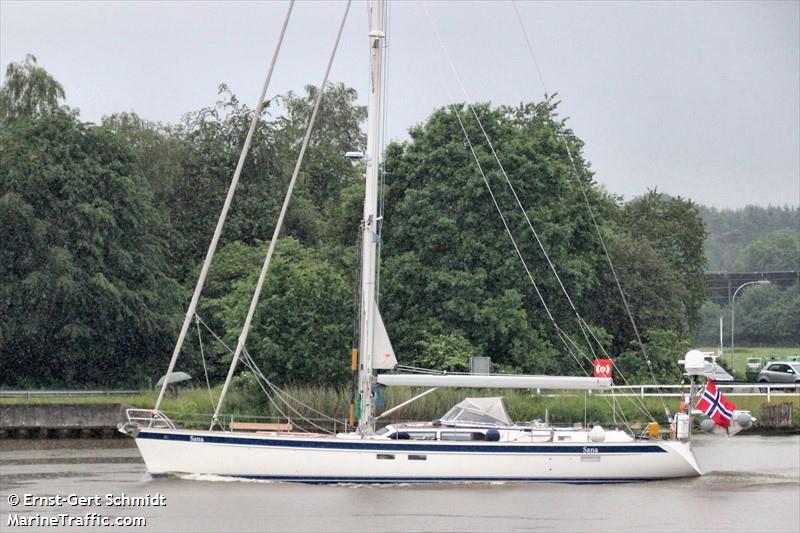 sana (Sailing vessel) - IMO , MMSI 257009720, Call Sign LEWP under the flag of Norway