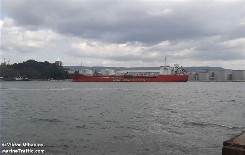 mt bandirma (Chemical/Oil Products Tanker) - IMO 9120243, MMSI 271049294, Call Sign TCA6559 under the flag of Turkey