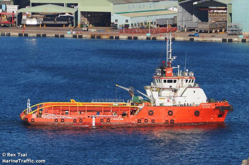 apt no.503 (Offshore Tug/Supply Ship) - IMO 9444132, MMSI 416007985, Call Sign BR4563 under the flag of Taiwan