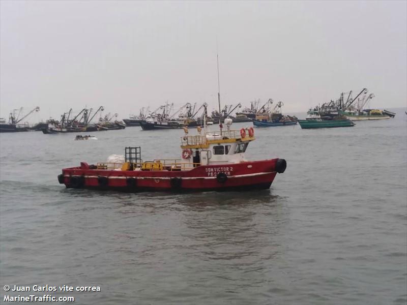 don victor 2 (Tug) - IMO , MMSI 760000519 under the flag of Peru