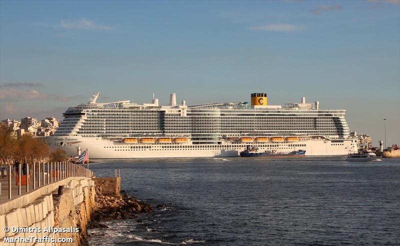 costa toscana (Passenger (Cruise) Ship) - IMO 9781891, MMSI 247431200, Call Sign IBIM under the flag of Italy