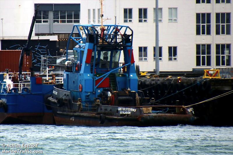 grettir sterki (Tug) - IMO 9171993, MMSI 251214000, Call Sign TFIX under the flag of Iceland