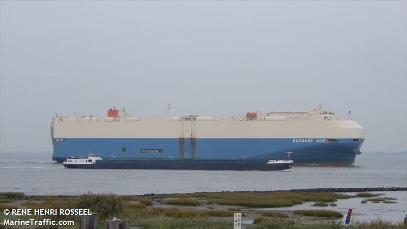 elegant ace (Vehicles Carrier) - IMO 9561265, MMSI 352980796, Call Sign 3E3535 under the flag of Panama