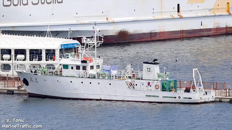 cheonggyeong (Training Ship) - IMO 9260354, MMSI 440301270 under the flag of Korea