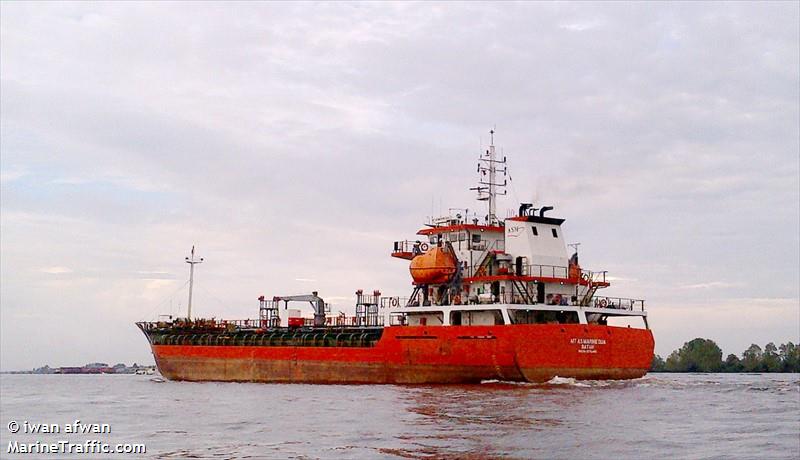 mt as marine dua (Oil Products Tanker) - IMO 9736482, MMSI 525021323, Call Sign YBAA under the flag of Indonesia
