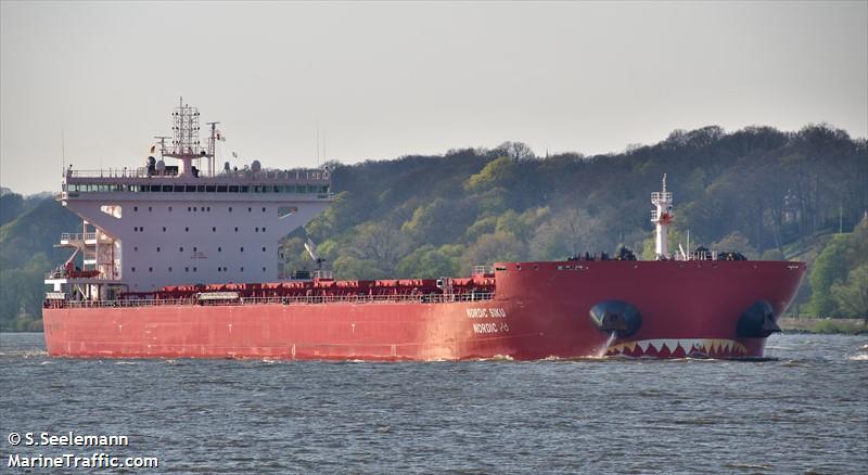 nordic siku (Bulk Carrier) - IMO 9895800, MMSI 538009481, Call Sign V7A4796 under the flag of Marshall Islands