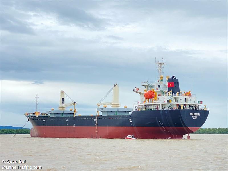 thai binh 02 (Bulk Carrier) - IMO 9622851, MMSI 574001950, Call Sign 3WHM9 under the flag of Vietnam