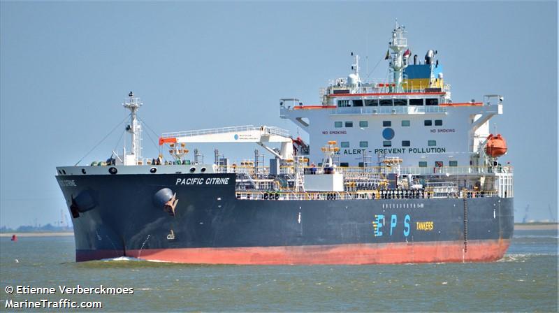 pacific citrine (Chemical/Oil Products Tanker) - IMO 9906893, MMSI 636020917, Call Sign 5LBI9 under the flag of Liberia