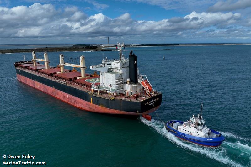 african inspiration (Bulk Carrier) - IMO 9599781, MMSI 636021063, Call Sign 5LCB6 under the flag of Liberia