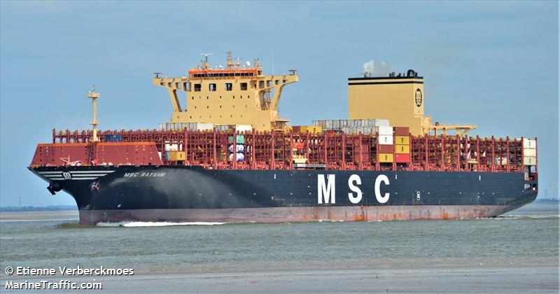 msc rayshmi (Container Ship) - IMO 9785457, MMSI 636021122, Call Sign 5LCK2 under the flag of Liberia