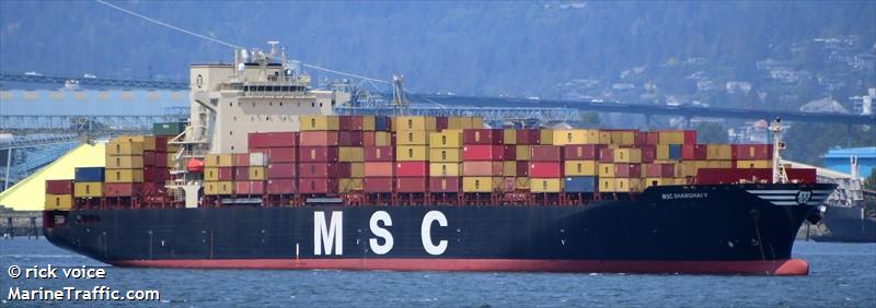msc shanghai (Container Ship) - IMO 9231822, MMSI 636021160, Call Sign 5LCO8 under the flag of Liberia