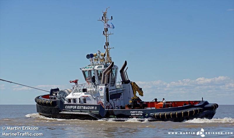 coopor estibador ii (Tug) - IMO 9769374, MMSI 701006680, Call Sign LW 2888 under the flag of Argentina