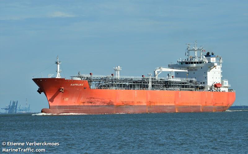 kaprijke (LPG Tanker) - IMO 9687485, MMSI 205283000, Call Sign ONIK under the flag of Belgium