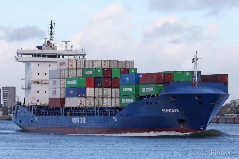 elbwave (Container Ship) - IMO 9504035, MMSI 209276000, Call Sign 5BZP4 under the flag of Cyprus