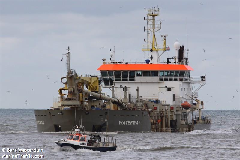 waterway (Hopper Dredger) - IMO 9240005, MMSI 210407000, Call Sign 5BGD2 under the flag of Cyprus