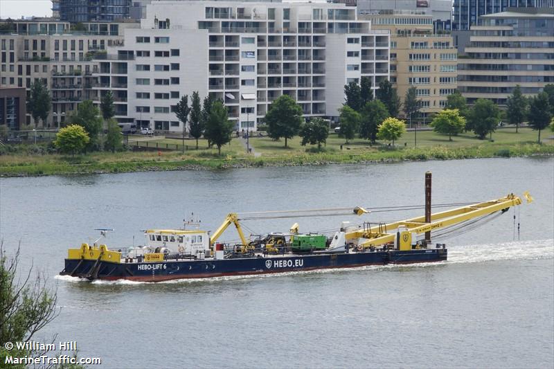 hebo lift 6 (Cargo ship) - IMO , MMSI 211558760, Call Sign DDEN under the flag of Germany