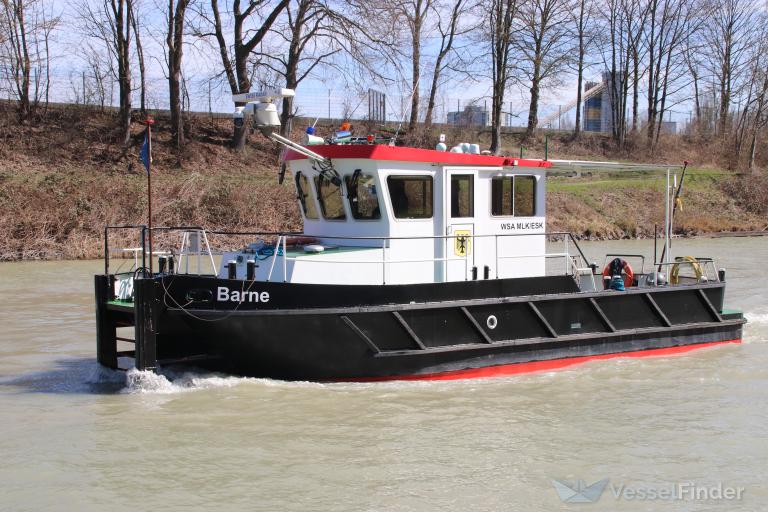 barne (Dredging or UW ops) - IMO , MMSI 211627250, Call Sign DC2592 under the flag of Germany