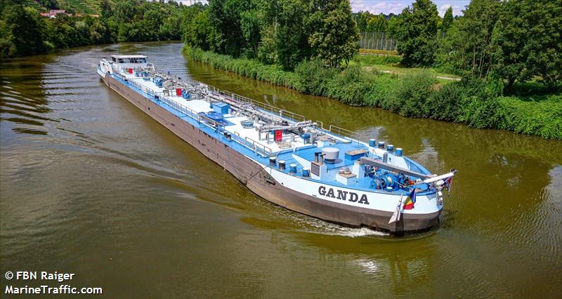 ganda (Tanker) - IMO , MMSI 211736470, Call Sign DA4628 under the flag of Germany