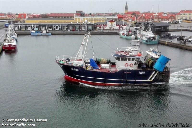 casilo (Fishing vessel) - IMO , MMSI 219948000, Call Sign OZZP under the flag of Denmark