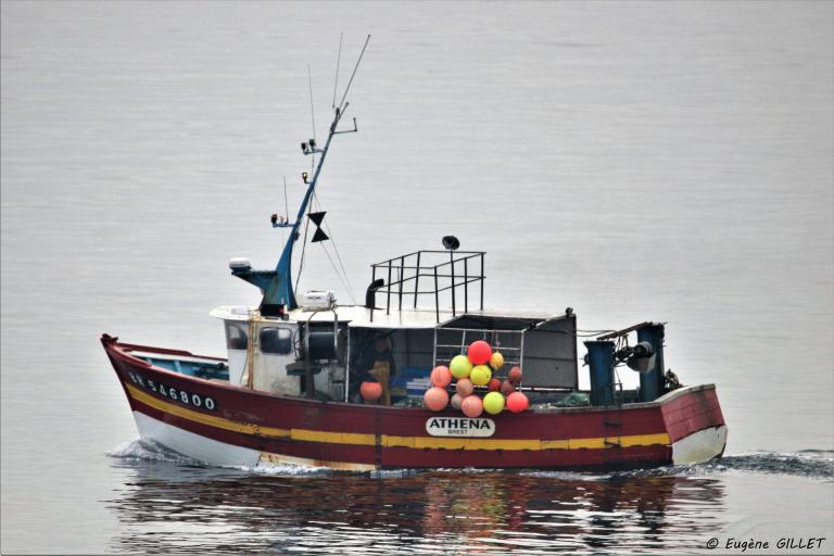 athena (Fishing vessel) - IMO , MMSI 227588970, Call Sign FS3429 under the flag of France