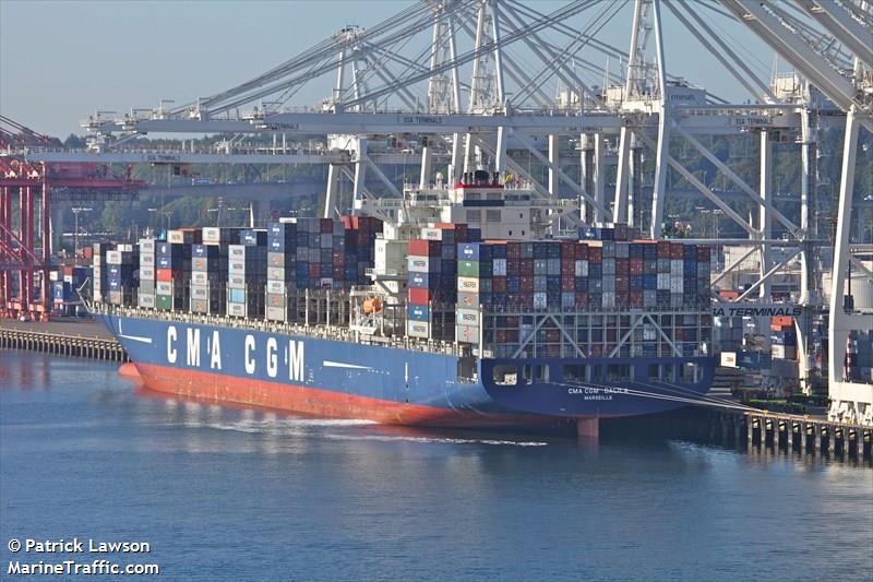 cma cgm dalila (Container Ship) - IMO 9450624, MMSI 228337900, Call Sign FLSQ under the flag of France
