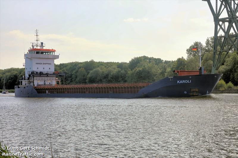 karoli (General Cargo Ship) - IMO 9180841, MMSI 229536000, Call Sign 9HA3389 under the flag of Malta