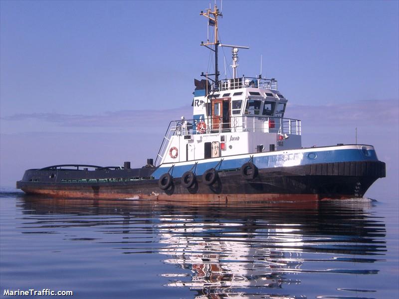 jacob (Tug) - IMO 7800485, MMSI 230025450, Call Sign OJOC under the flag of Finland