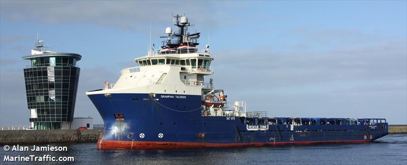 grampian talisker (Offshore Tug/Supply Ship) - IMO 9424819, MMSI 235072616, Call Sign 2CGQ2 under the flag of United Kingdom (UK)