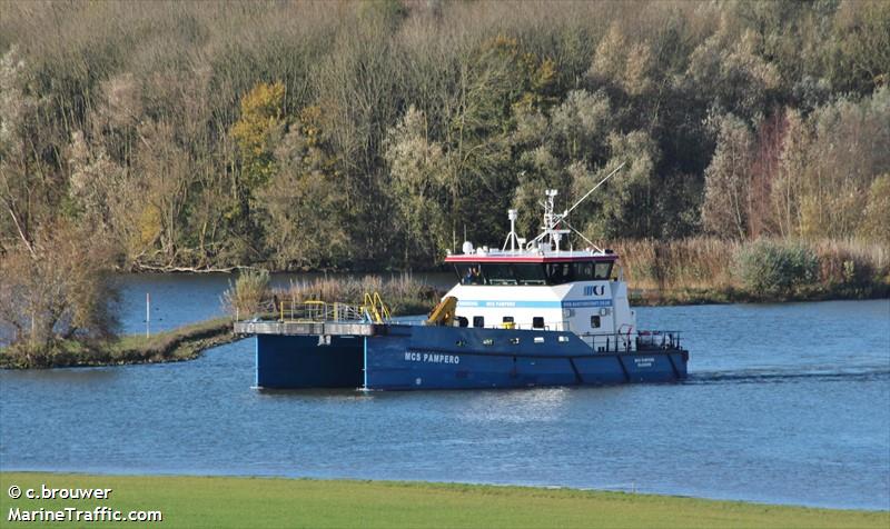 mcs pampero (Offshore Tug/Supply Ship) - IMO 9678628, MMSI 235092103, Call Sign 2FKV2 under the flag of United Kingdom (UK)