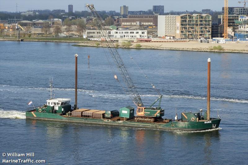 durk (Dredging or UW ops) - IMO , MMSI 244020081, Call Sign PD3283 under the flag of Netherlands