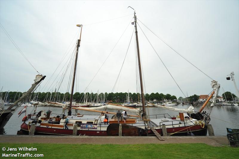 moeke zorn (Sailing vessel) - IMO , MMSI 244110083, Call Sign PI6490 under the flag of Netherlands