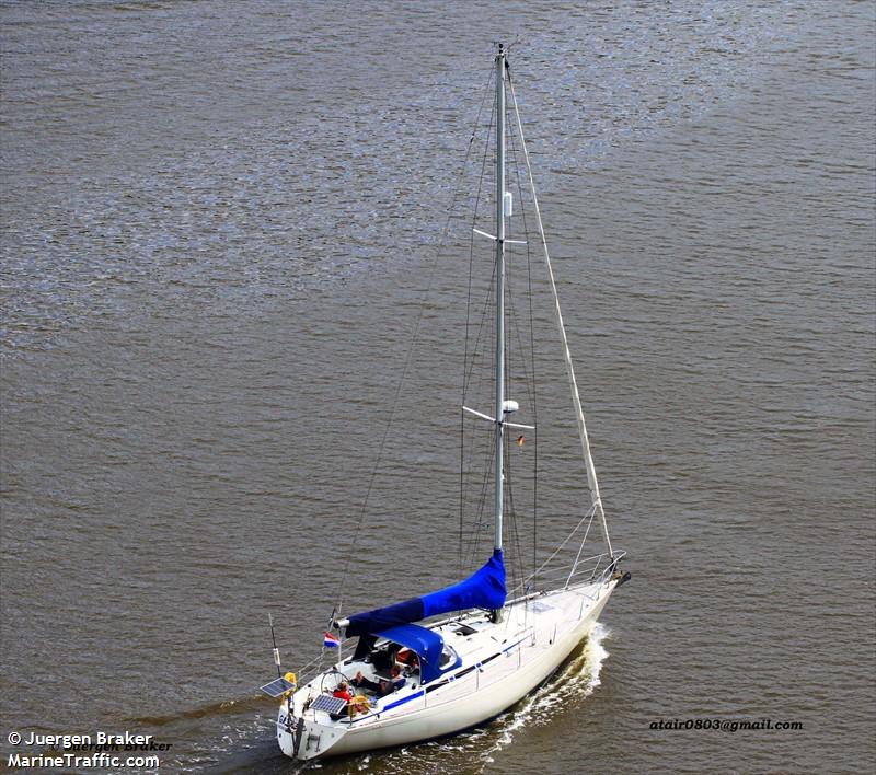 gaia (Sailing vessel) - IMO , MMSI 244615031, Call Sign PC4584 under the flag of Netherlands