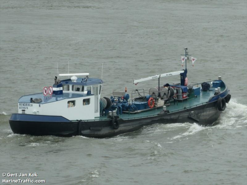 hendrik sr (Tanker) - IMO , MMSI 244690475, Call Sign PD5666 under the flag of Netherlands