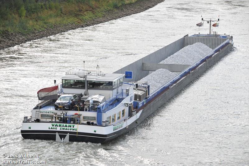 variant (Cargo ship) - IMO , MMSI 244700275, Call Sign PD2493 under the flag of Netherlands