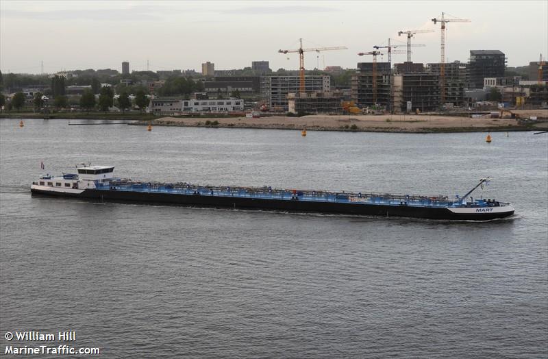 mart (Tanker) - IMO , MMSI 244820290, Call Sign PE4775 under the flag of Netherlands