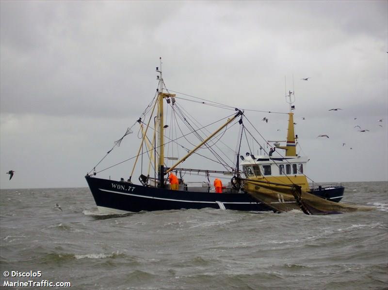 won77 wietske (Fishing vessel) - IMO , MMSI 244982000, Call Sign PIRC under the flag of Netherlands