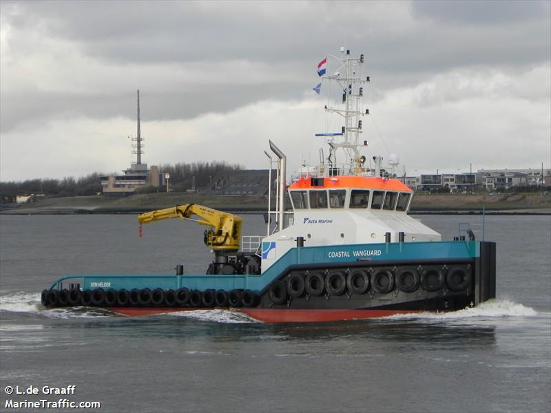 coastal vanguard (Tug) - IMO 9591569, MMSI 246743000, Call Sign PCFH under the flag of Netherlands