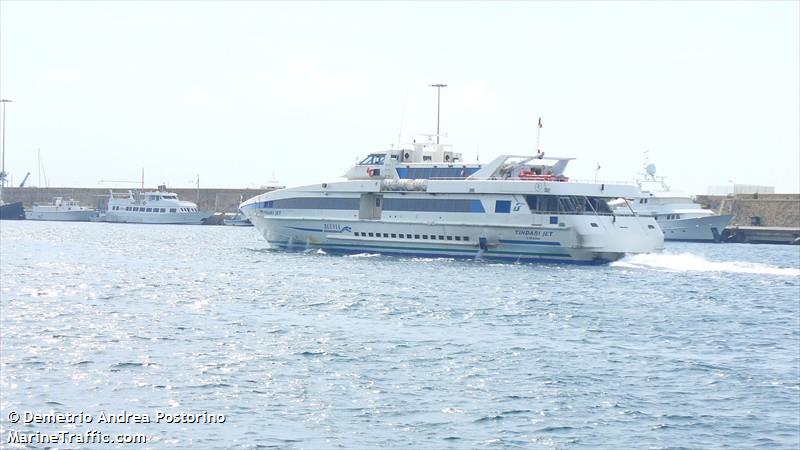 tindari jet (Passenger Ship) - IMO 9152040, MMSI 247042500, Call Sign IFOJ under the flag of Italy