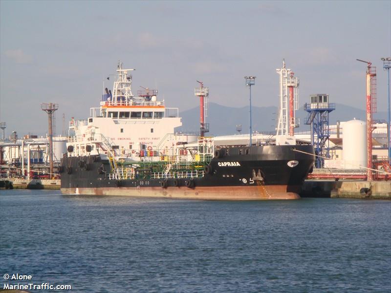 capraia (Oil Products Tanker) - IMO 9304473, MMSI 247170100, Call Sign IBUV under the flag of Italy