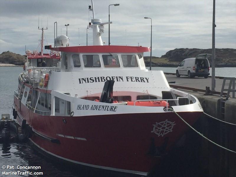 island adventure (Passenger ship) - IMO , MMSI 250005067, Call Sign EITU8 under the flag of Ireland