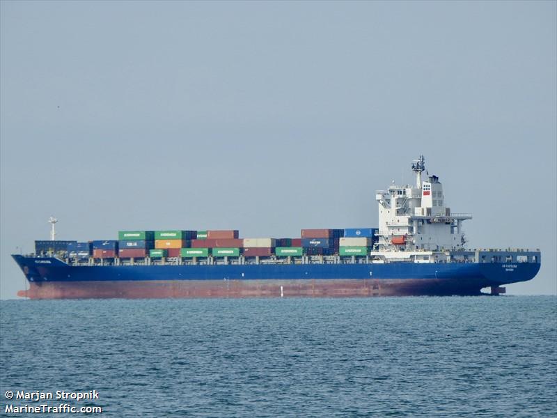 as carolina (Container Ship) - IMO 9314935, MMSI 255806137, Call Sign CQAC7 under the flag of Madeira